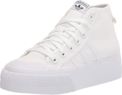 adidas original nizza platform shoes|adidas nizza platform mid white.